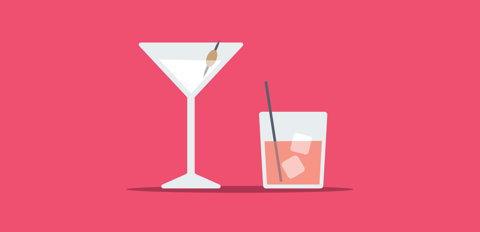 Cheers Create Flat Style Cocktail Glasses In Adobe Illustrator Every Tuesday