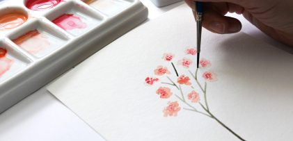 Paint 4 Loose Style Small Watercolor Florals