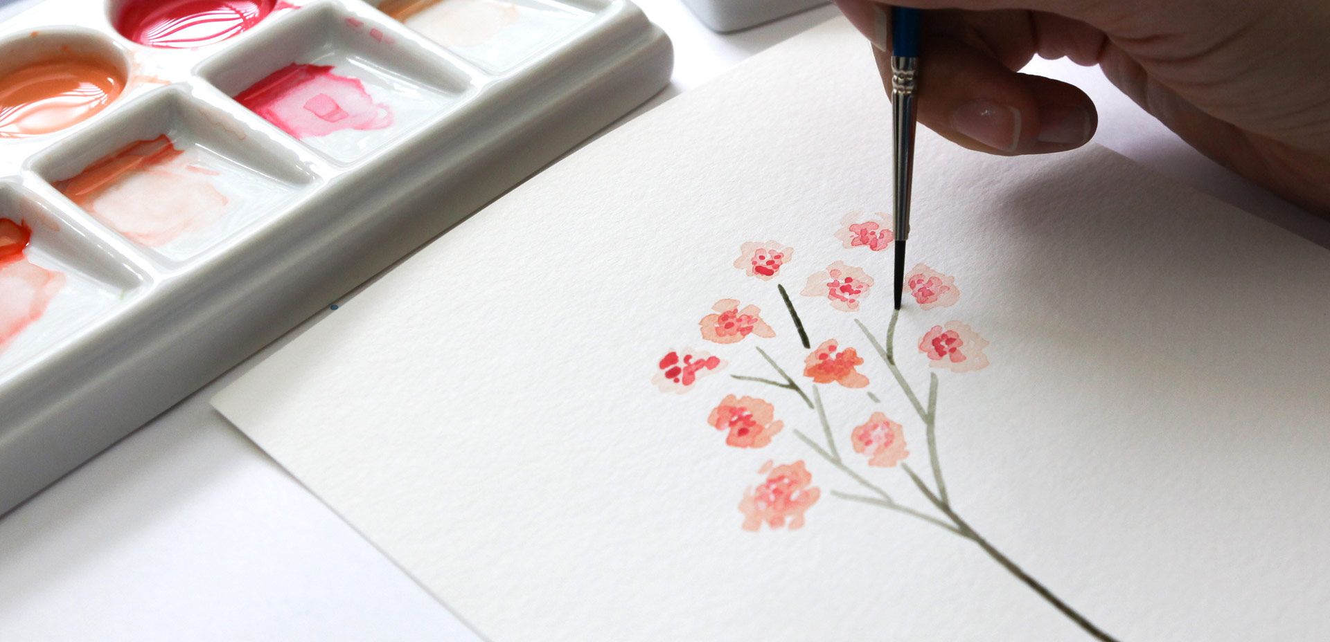 Tutorial: How to Paint a Watercolour Rose - Loose Style