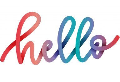 create colorful gradient lettering in adobe illustrator