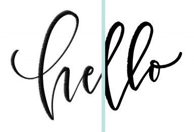 illustrator trace settings to vectorize lettering