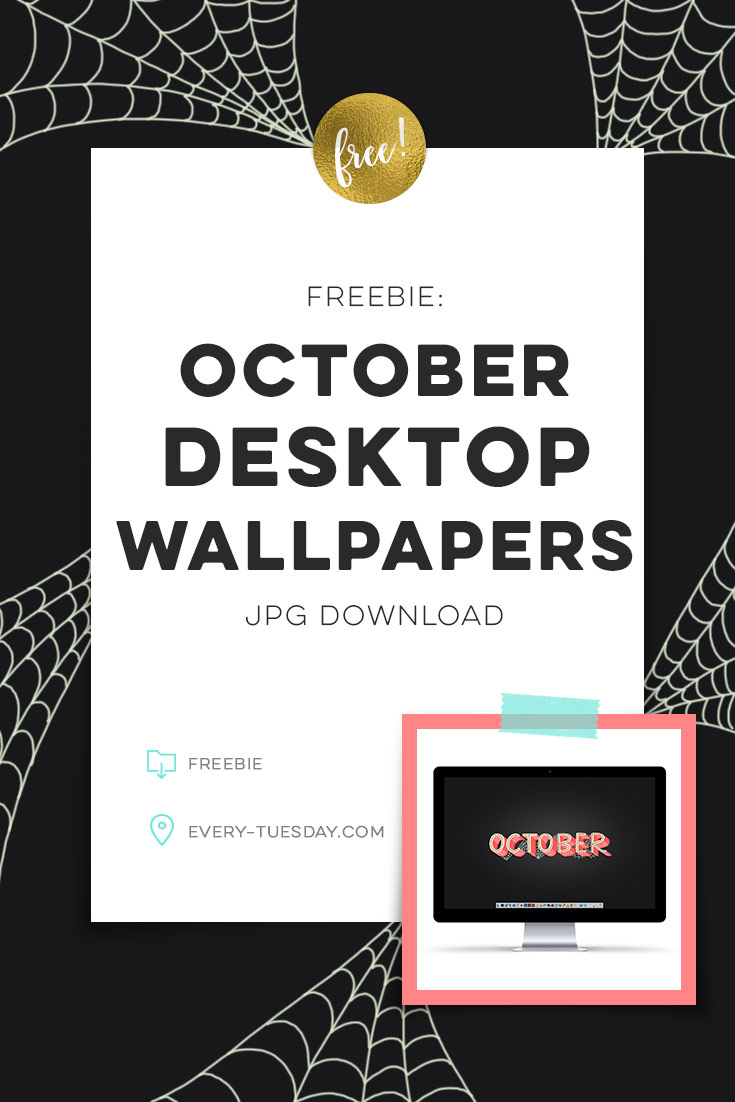 freebie October 2018 desktop wallpapers pinterest