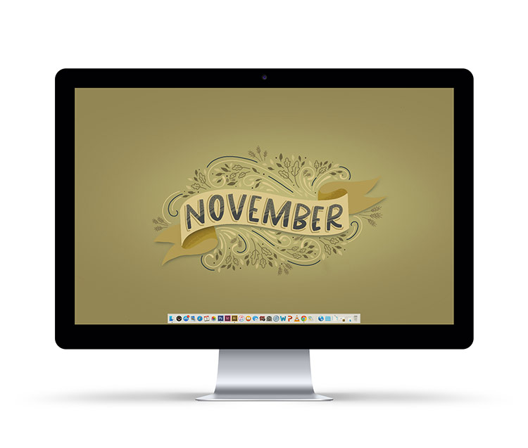 November desktop wallpaper no dates