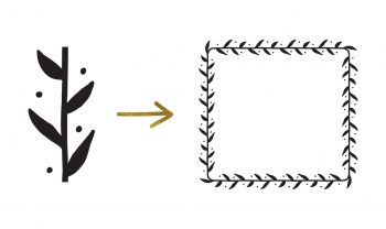 how to create pattern brushes with corners