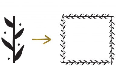 how to create pattern brushes with corners