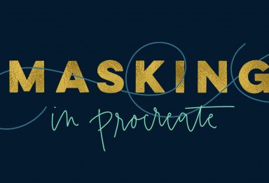 ipad lettering: masking in procreate