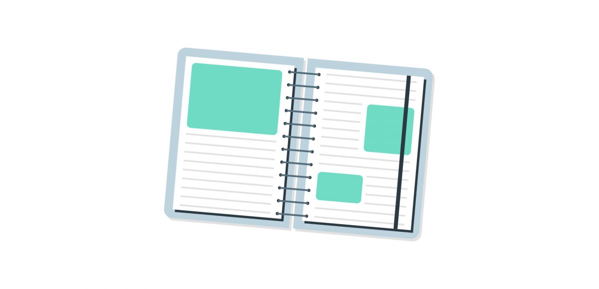 create a cute notebook icon in Adobe Illustrator