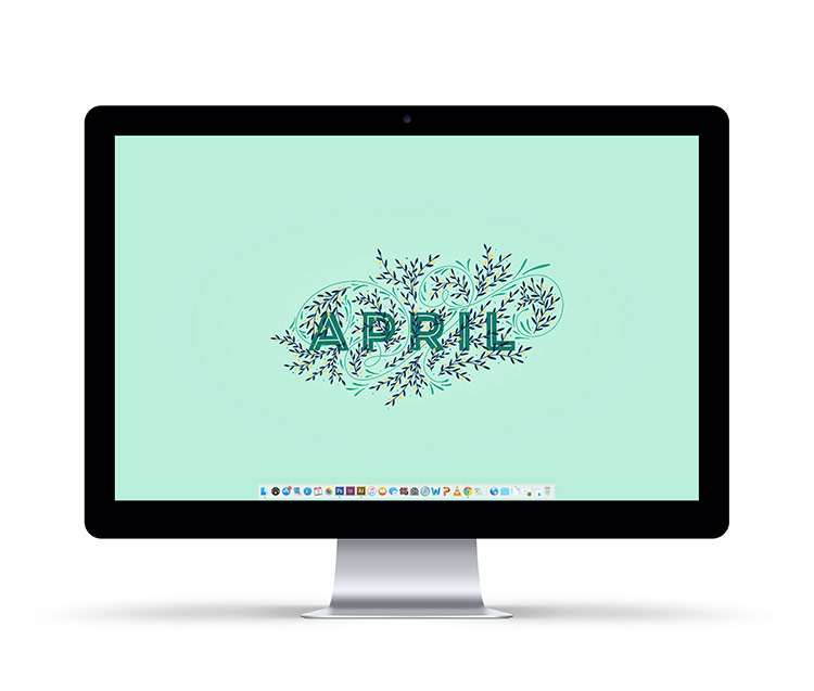 April desktop wallpaper no dates