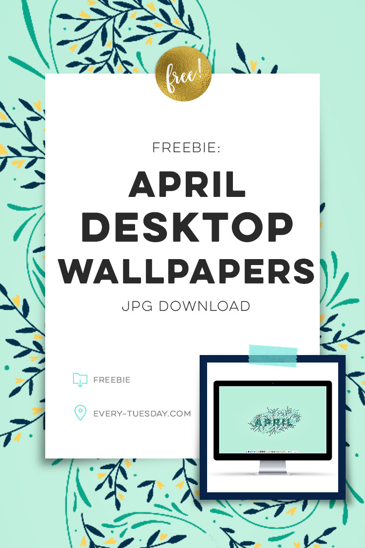 freebie April 2019 desktop wallpapers pinterest