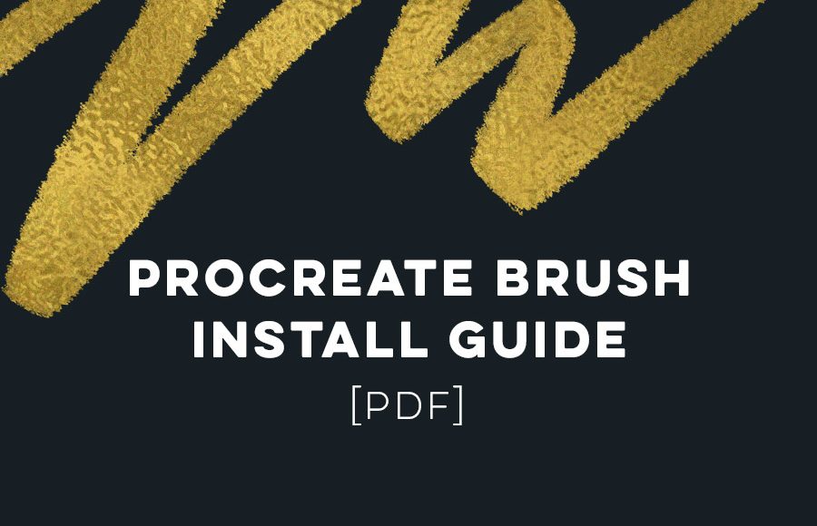 Procreate Brush Install Guide