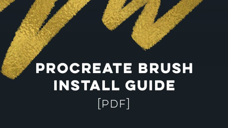 Procreate Brush Install Guide