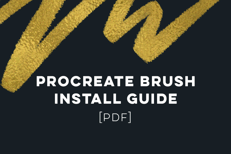 Procreate Brush Install Guide