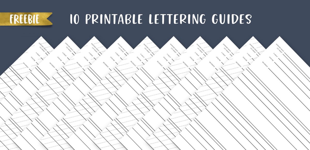 10 Printable lettering guides