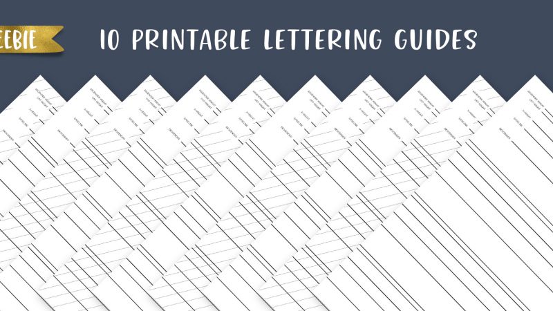 10 Printable lettering guides