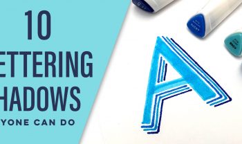 10 lettering shadows anyone can do