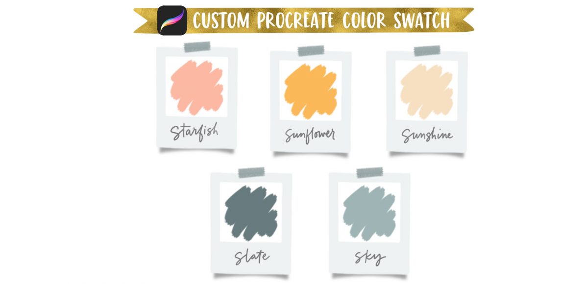 Procreate Color Swatch Brights