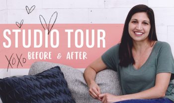 Before and after studio tour