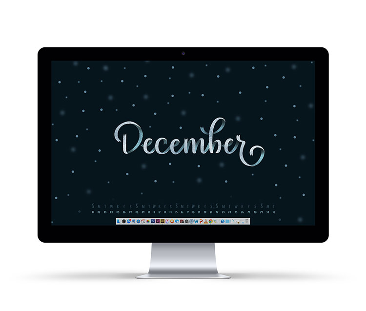 December freebie 2019 wallpaper dates