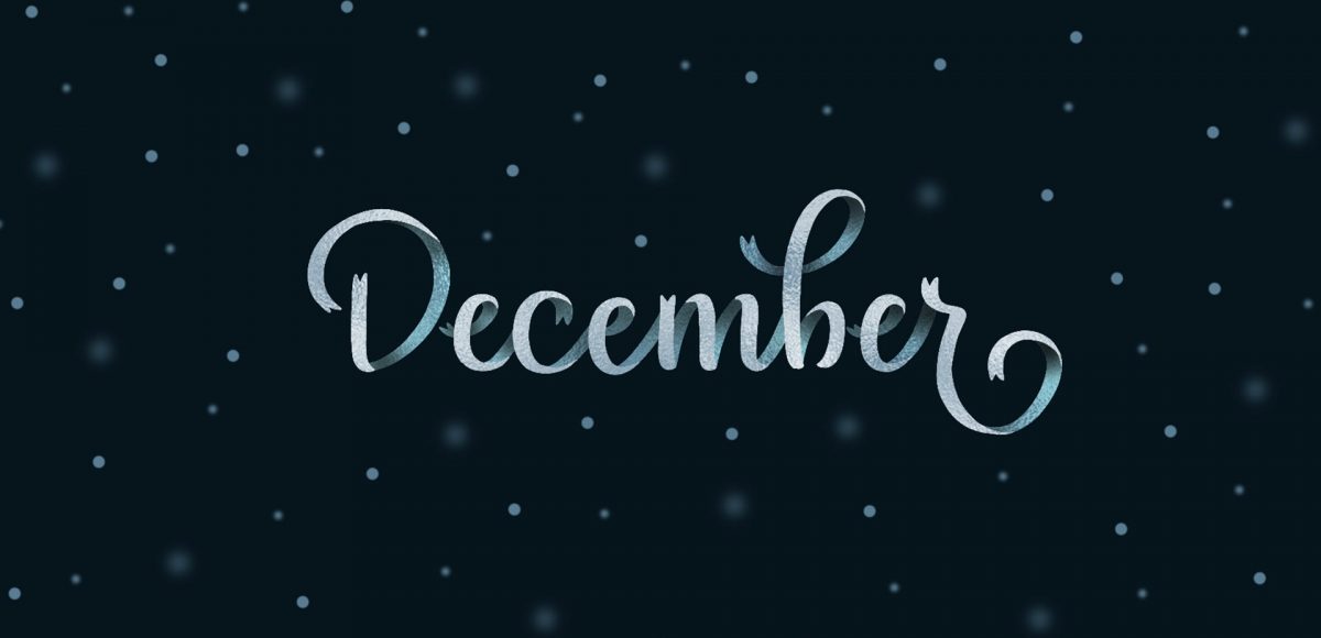 Freebie: December desktop wallpapers