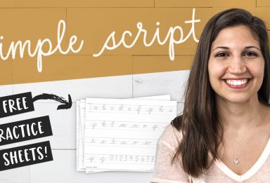 Style Studies Simple Script