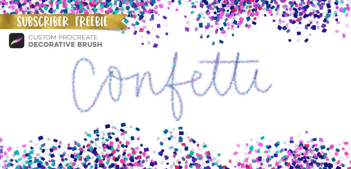 Confetti Procreate Brush