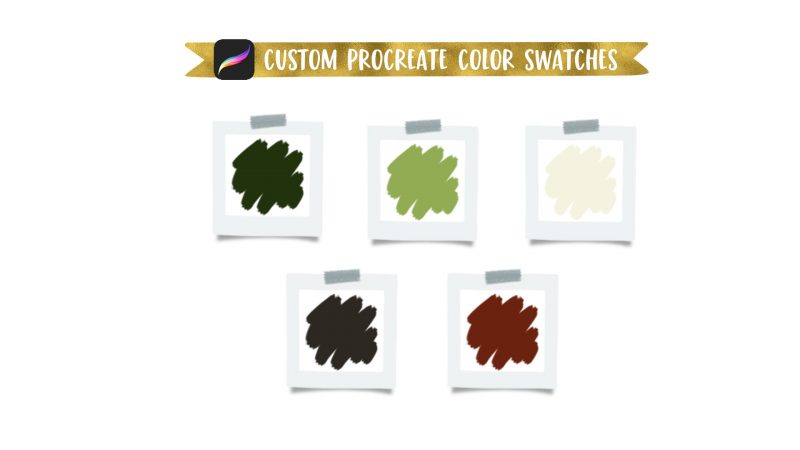 Watercolor Sketch Style Basil