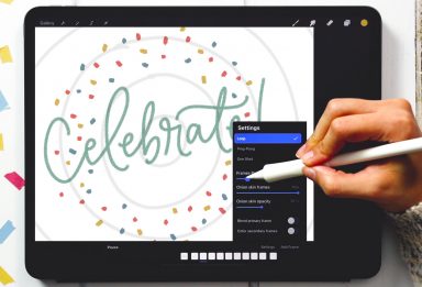 Confetti Animation in Procreate