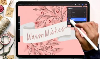 Create a Holiday Ribbon in Procreate