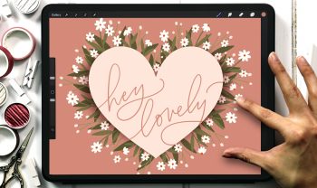 Daisy Heart in Procreate