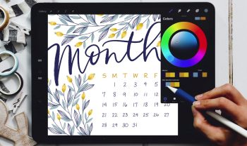 Design a Monthly Calendar in Procreate