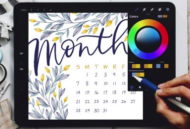 Design a Monthly Calendar in Procreate