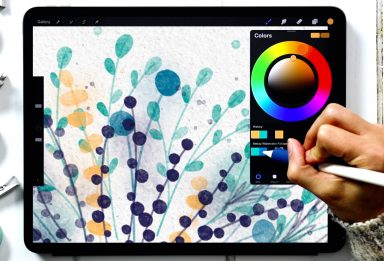 Paint Messy Watercolor Foliage in Procreate