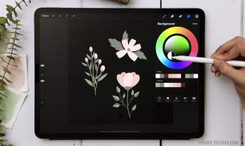 3 Flowers Anyone Can Draw in Procreate