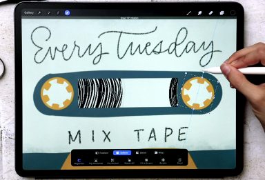 Animate Mix Tape in Procreate