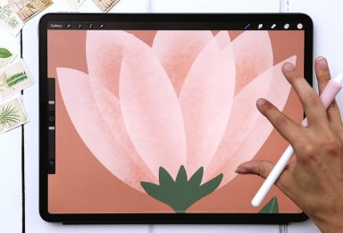 Apply Shading to Florals in Procreate