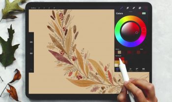 Fall Wreath in Procreate