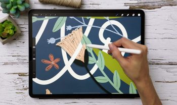 Intertwine Elements in Procreate