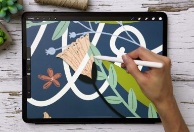 Intertwine Elements in Procreate