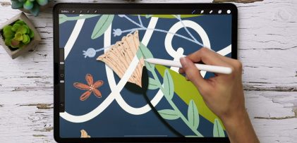 How to Intertwine Elements in Procreate