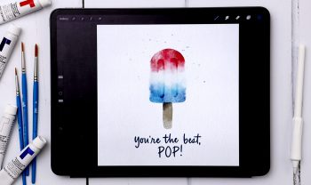 Paint a Watercolor Popsicle in Procreate