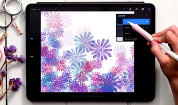 custom scatter brush in procreate