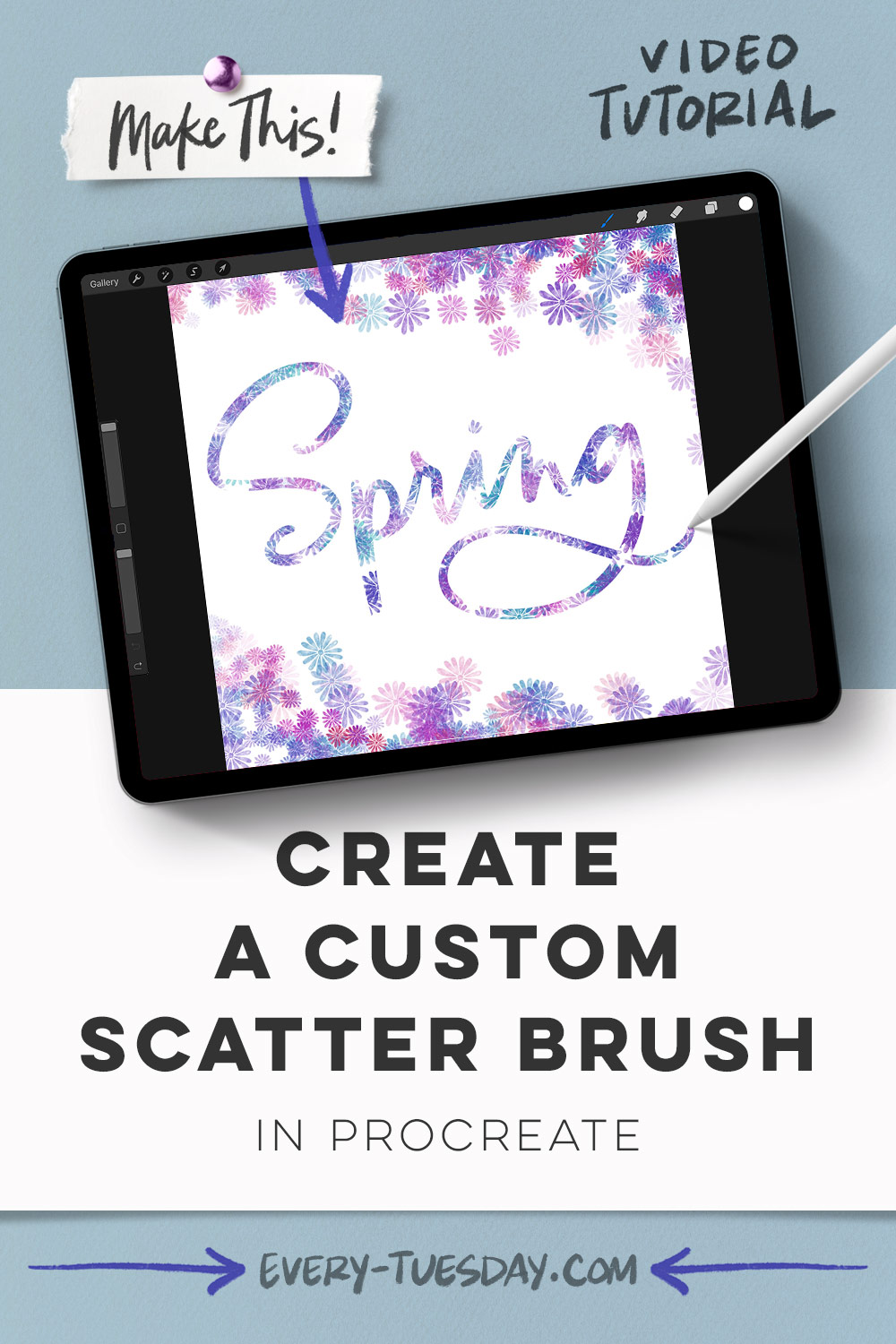 Create a Custom Scatter Brush in Procreate