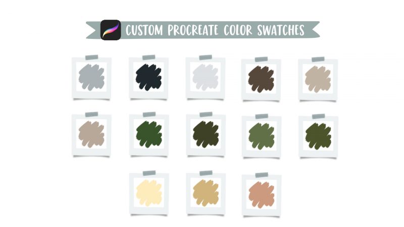 Gouache Herb Garden in Procreate