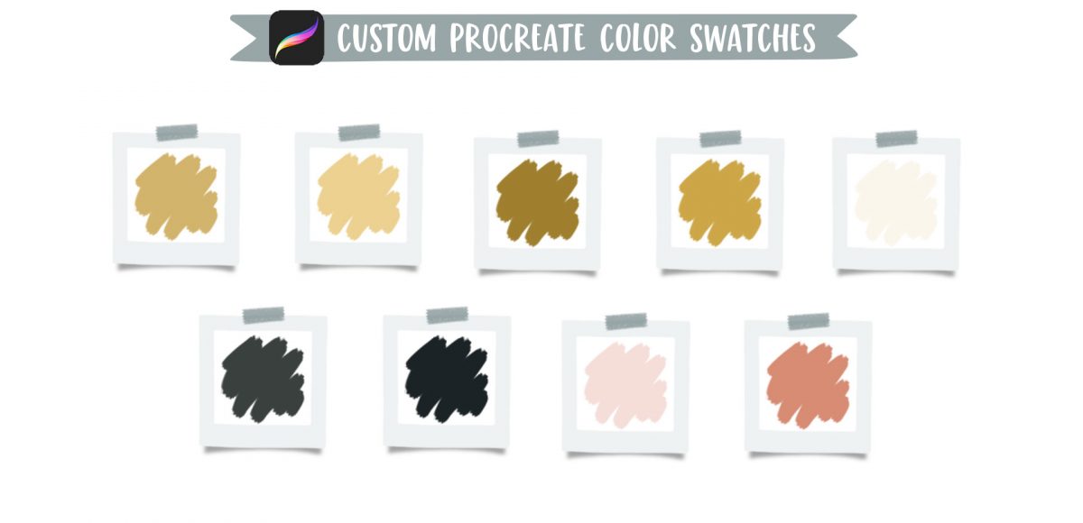 Messy Gouache Wildflowers in Procreate