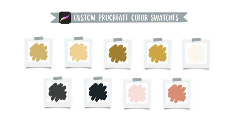 Messy Gouache Wildflowers in Procreate