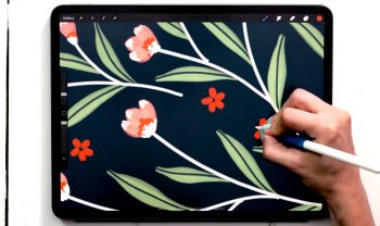 Mother's Day Gouache Florals in Procreate