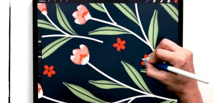 Paint Mother’s Day Gouache Florals in Procreate