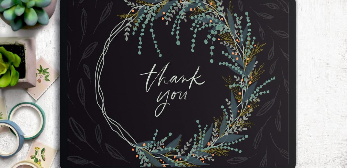 Paint an Asymmetrical Wreath in Procreate