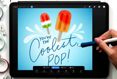 Father's Day POPsicle Art in Procreate