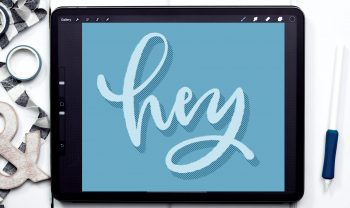Easy 3D Hatched Shadow Effect in Procreate